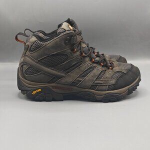 Merrell Men’s Moab 2 Mid WP Charcoal Leather Hiking Boot